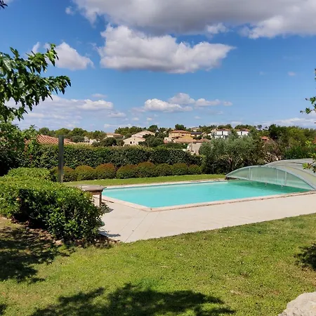 别墅 De Luxe Provence Les Collines D'ugernum Piscine Chauffee Entre Arles Nimes Avignon *